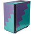 Purple Turquoise Zig Zag NZXT H510 Compact ATX Mid-Tower Case Skin