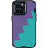 Purple Turquoise Zig Zag Otterbox Defender iPhone Skin