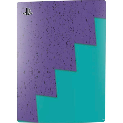 Purple Turquoise Zig Zag PS5 Console Skin