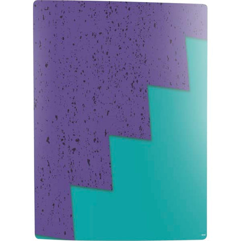 Purple Turquoise Zig Zag PS5 Digital Edition Bundle Skin