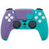 Purple Turquoise Zig Zag PS5 Controller Skin