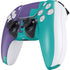 Purple Turquoise Zig Zag PS5 Controller Skin
