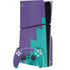 Purple Turquoise Zig Zag PS5 Slim Disk Bundle Skin