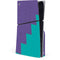Purple Turquoise Zig Zag PS5 Slim Disk Console Skin