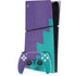 Purple Turquoise Zig Zag PS5 Slim Digital Edition Console Skin