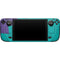 Purple Turquoise Zig Zag Steam Deck Handheld Gaming Computer Skin