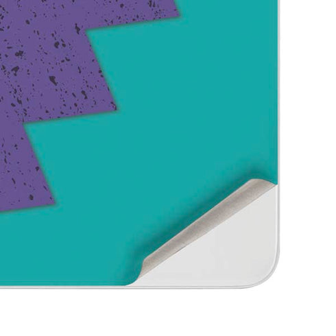 Purple Turquoise Zig Zag Surface Duo Skin