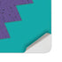 Purple Turquoise Zig Zag Surface Duo Skin