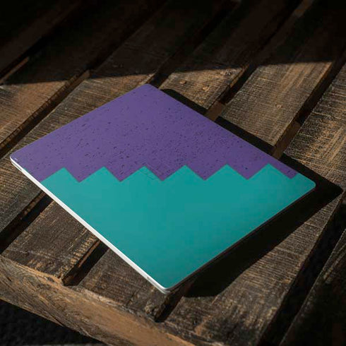 Purple Turquoise Zig Zag Surface Laptop 3 13.5in Skin