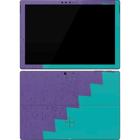 Purple Turquoise Zig Zag Surface Pro 7 Skin