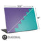 Purple Turquoise Zig Zag Universal Laptop 17in (13.8 x 10in) Skin