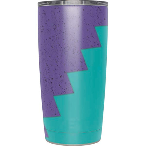 Purple Turquoise Zig Zag Yeti 20oz Tumbler Skin