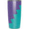 Purple Turquoise Zig Zag Yeti 20oz Tumbler Skin