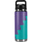 Purple Turquoise Zig Zag YETI Rambler 26oz Bottle Skin