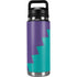 Purple Turquoise Zig Zag YETI Rambler 26oz Bottle Skin