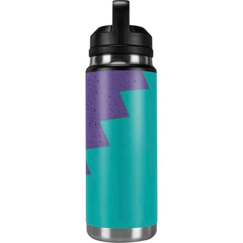 Purple Turquoise Zig Zag YETI Rambler 26oz Bottle Skin