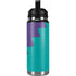 Purple Turquoise Zig Zag YETI Rambler 26oz Bottle Skin