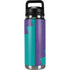 Purple Turquoise Zig Zag YETI Rambler 26oz Bottle Skin