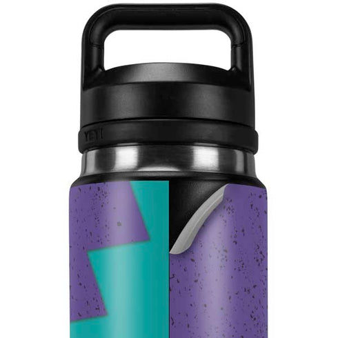 Purple Turquoise Zig Zag YETI Rambler 26oz Bottle Skin
