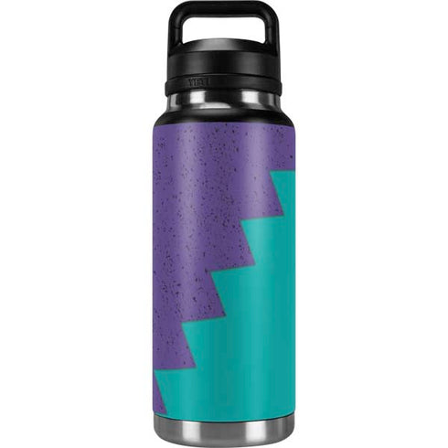 Purple Turquoise Zig Zag YETI Rambler 36oz Bottle Skin