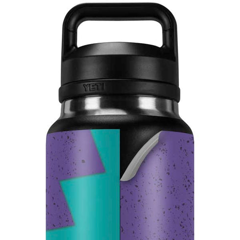 Purple Turquoise Zig Zag YETI Rambler 36oz Bottle Skin