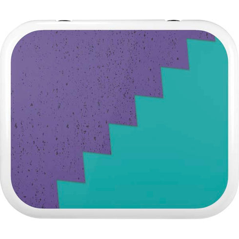 Purple Turquoise Zig Zag YETI Roadie 24 Hard Cooler Skin