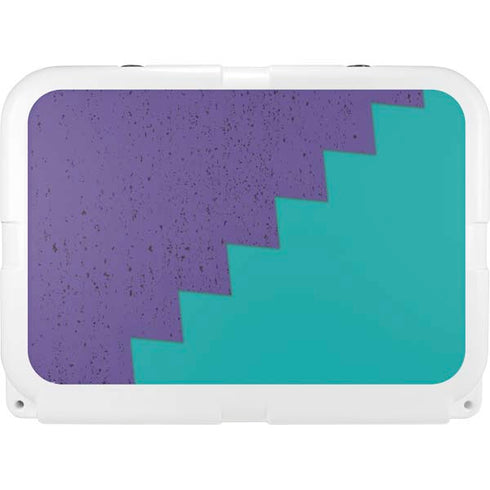 Purple Turquoise Zig Zag YETI Tundra 35 Hard Cooler Skin