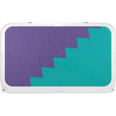 Purple Turquoise Zig Zag YETI Tundra 45 Hard Cooler Skin
