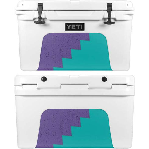 Purple Turquoise Zig Zag YETI Tundra 45 Hard Cooler Skin
