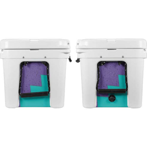 Purple Turquoise Zig Zag YETI Tundra 45 Hard Cooler Skin