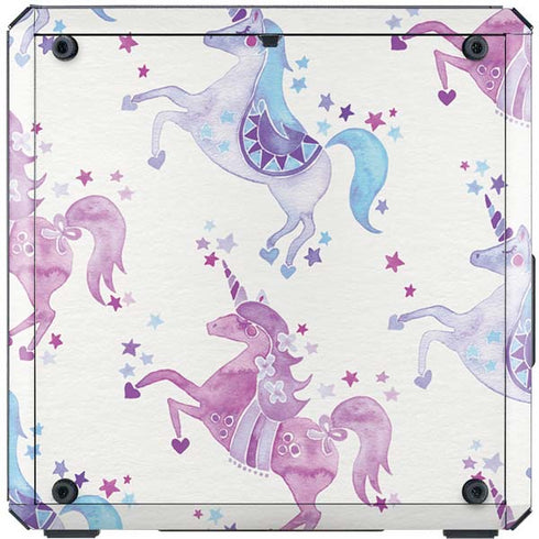Cat Coq Purple Unicorns Cooler Master MasterBox Q300L Mini Tower Skin