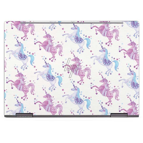 Cat Coq Purple Unicorns HP Envy Skin