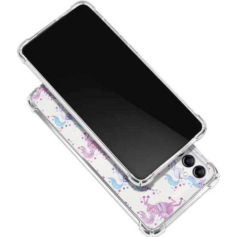 Purple Unicorns by Cat Coq Galaxy A15 5G Clear Case