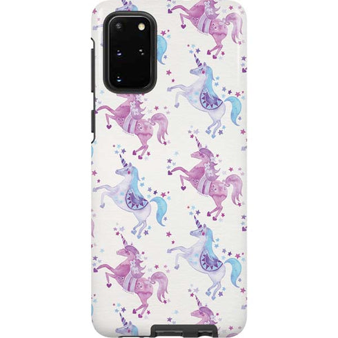 Cat Coq Purple Unicorns Galaxy S20 Plus Pro Case