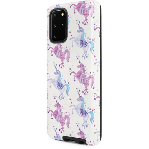 Cat Coq Purple Unicorns Galaxy S20 Plus Pro Case