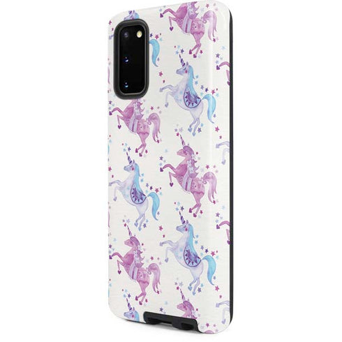 Cat Coq Purple Unicorns Galaxy S20 Pro Case