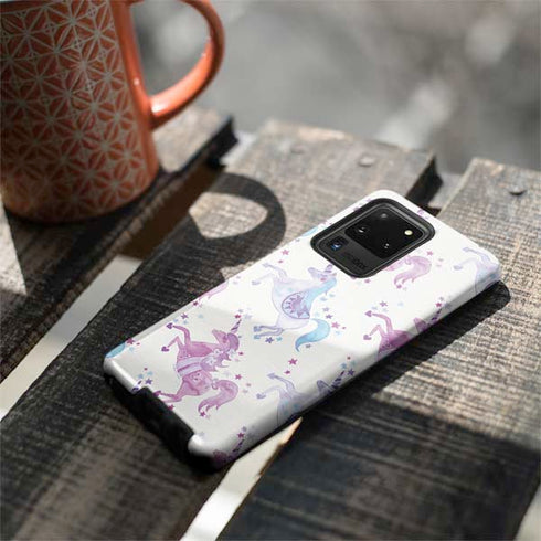 Cat Coq Purple Unicorns Galaxy S20 Ultra 5G Pro Case
