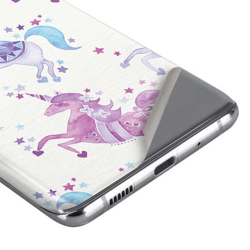 Cat Coq Purple Unicorns Galaxy S20 Ultra 5G Skin