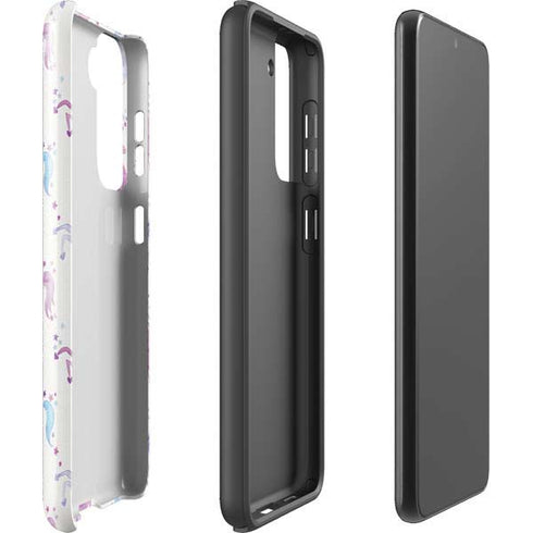Cat Coq Purple Unicorns Galaxy S21 FE Pro Case