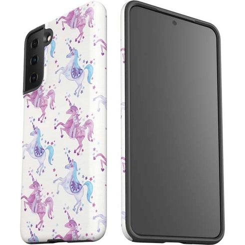 Cat Coq Purple Unicorns Galaxy S21 FE Pro Case