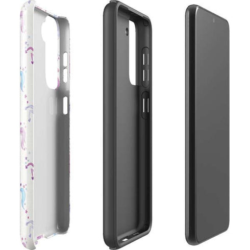 Cat Coq Purple Unicorns Galaxy S21 Plus 5G Pro Case