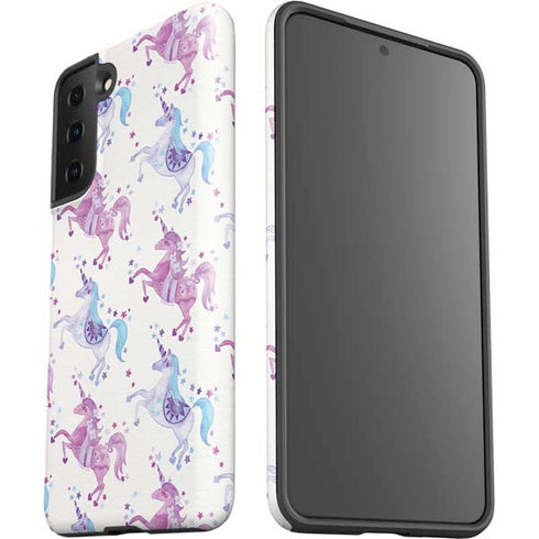 Cat Coq Purple Unicorns Galaxy S21 Plus 5G Pro Case
