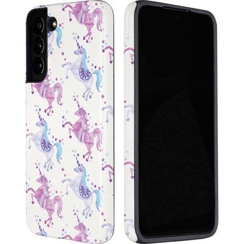 Cat Coq Purple Unicorns Galaxy S22 Plus Pro Case