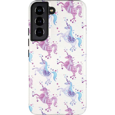 Cat Coq Purple Unicorns Galaxy S22 Pro Case