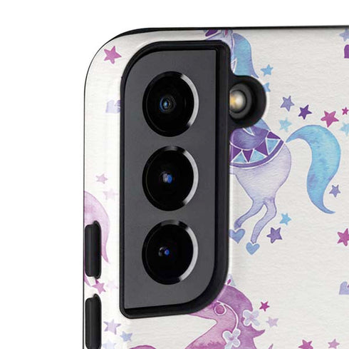 Cat Coq Purple Unicorns Galaxy S22 Pro Case