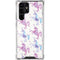 Cat Coq Purple Unicorns Galaxy S22 Ultra Clear Case