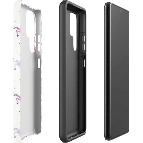 Cat Coq Purple Unicorns Galaxy S22 Ultra Pro Case