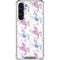 Cat Coq Purple Unicorns Galaxy S23 Plus Clear Case