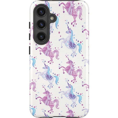 Purple Unicorns by Cat Coq Galaxy S24 Plus Impact Case