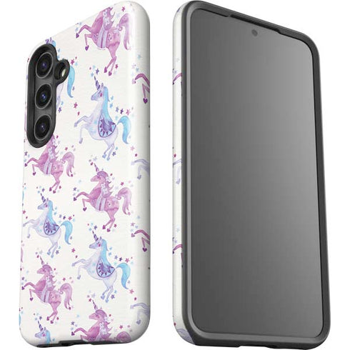 Purple Unicorns by Cat Coq Galaxy S24 Plus Impact Case